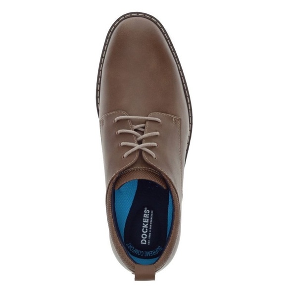 Dockers Mens Damick Dress Casual Lace
Up Oxford Shoe, Taupe, Size 7.5 new main image 2